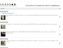 Tablet Screenshot of labalancedesblancs.net